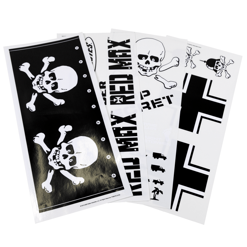 Mega Der Red Max™ UV Vinyl Decal Set - Arizona Hobbies LLC