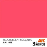 FLUORESCENT MAGENTA AK Interactive 3G Acrylic (.57 oz.) bottle-Arizona Hobbies