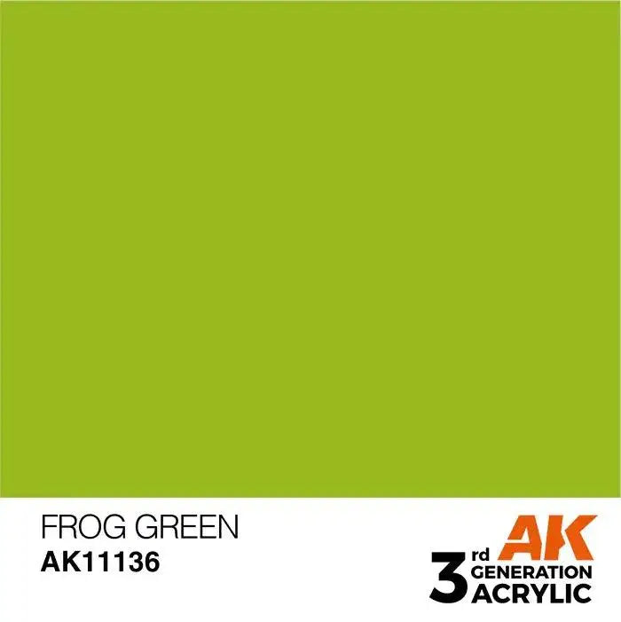 FROG GREEN AK Interactive 3G Acrylic (.57 oz.) bottle-Arizona Hobbies