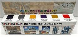 Family Lines Set #1 (6 colors) (Air-brush) Tru-Color Paint SPECIAL ORDER ONLY-with color swatch-Arizona Hobbies
