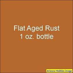 Flat AGED RUST 1 oz bottle (Paint brush-ready) Tru-Color Paint - Arizona Hobbies LLC