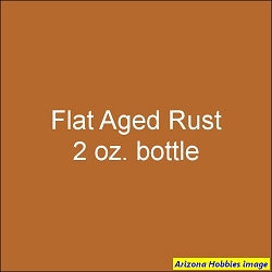 Flat AGED RUST 2 oz. bottle (Paint brush-ready) TCP-872-2