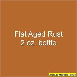 Flat AGED RUST 2 oz bottle (Paint brush-ready) Tru-Color Paint SPECIAL ORDER ONLY - Arizona Hobbies LLC