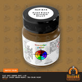 Flat EAST EUROPE DUST 1-oz bottle (Paint brush) Tru-Color Paint-with color swatch-Arizona Hobbies