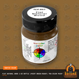 Flat NATURAL WOOD 1-oz bottle (Paint brush) Tru-Color Paint-with color swatch-Arizona Hobbies