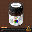 Flat UMBER 1-oz bottle (Paint brush) Tru-Color Paint-with color swatch-Arizona Hobbies