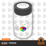 GLOSS Clear Finish 2-oz bottle (Air-brush) Tru-Color Paint-with color swatch-Arizona Hobbies