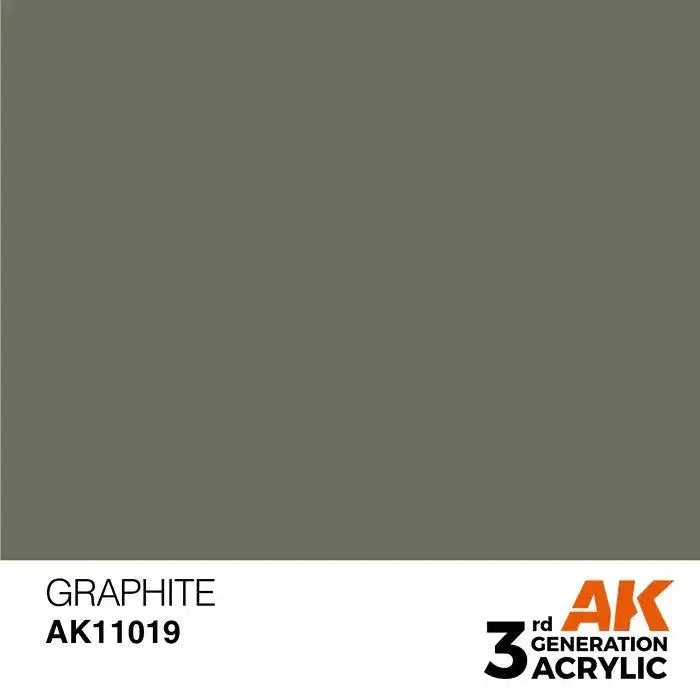 GRAPHITE AK Interactive 3G Acrylic (.57 oz.) bottle-Arizona Hobbies