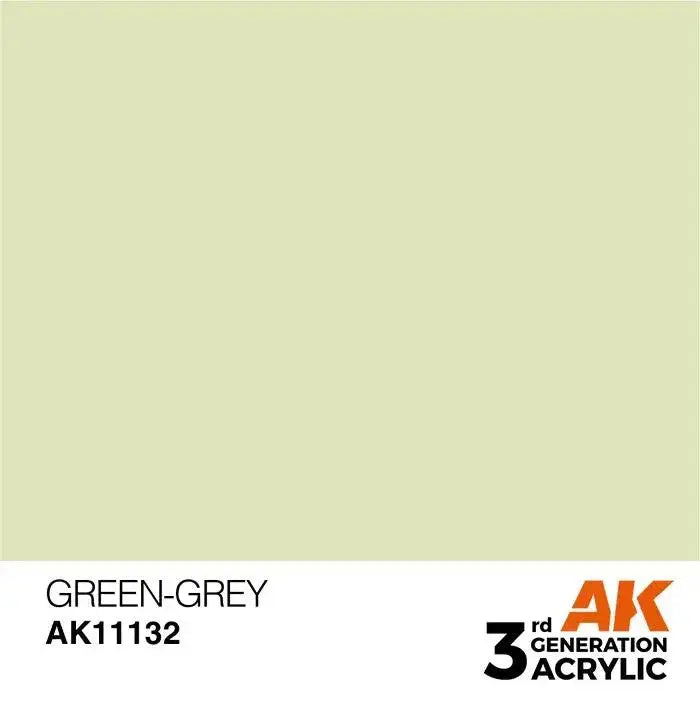 GREEN-GREY AK Interactive 3G Acrylic (.57 oz.) bottle-Arizona Hobbies