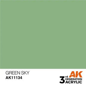 GREEN SKY AK Interactive 3G Acrylic (.57 oz.) bottle-Arizona Hobbies