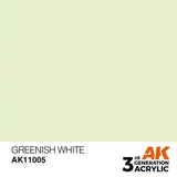 GREENISH WHITE AK Interactive 3G Acrylic (.57 oz.) bottle-Arizona Hobbies