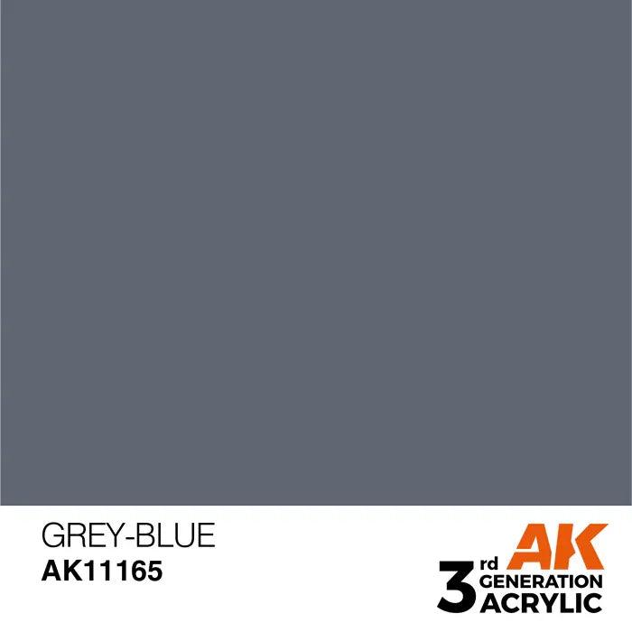 GREY-BLUE AK Interactive 3G Acrylic (.57 oz.) bottle-Arizona Hobbies