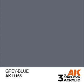 GREY-BLUE AK Interactive 3G Acrylic (.57 oz.) bottle-Arizona Hobbies