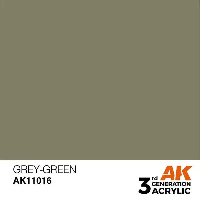 GREY-GREEN AK Interactive 3G Acrylic (.57 oz.) bottle-Arizona Hobbies