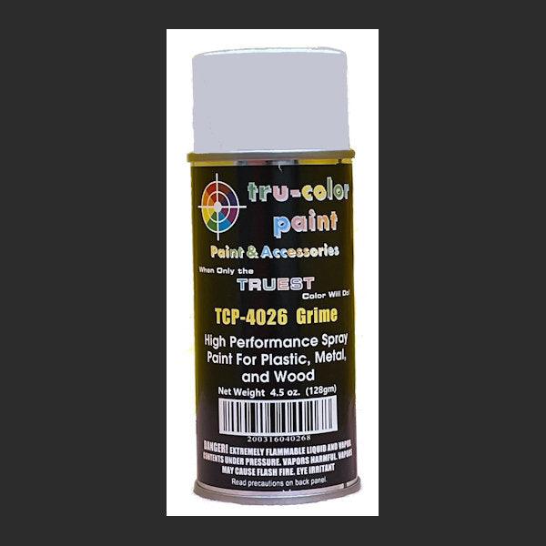 GRIME 4.5 oz Spray Can Tru-Color Paint DISCONTINUED WHEN SOLD OUT-with color swatch-Arizona Hobbies