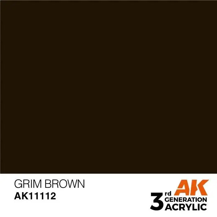 GRIMY BROWN AK Interactive 3G Acrylic (.57 oz.) bottle-Arizona Hobbies