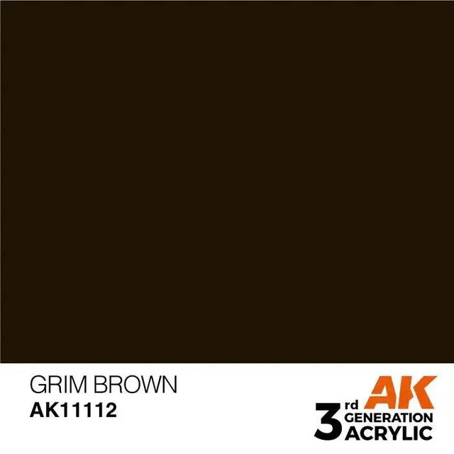 GRIMY BROWN AK Interactive 3G Acrylic (.57 oz.) bottle-Arizona Hobbies
