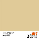 GRIMY GREY AK Interactive 3G Acrylic (.57 oz.) bottle-Arizona Hobbies
