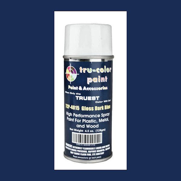 Gloss DARK BLUE 4.5 oz Spray Can Tru-Color Paint DISCONTINUED WHEN SOLD OUT-with color swatch-Arizona Hobbies