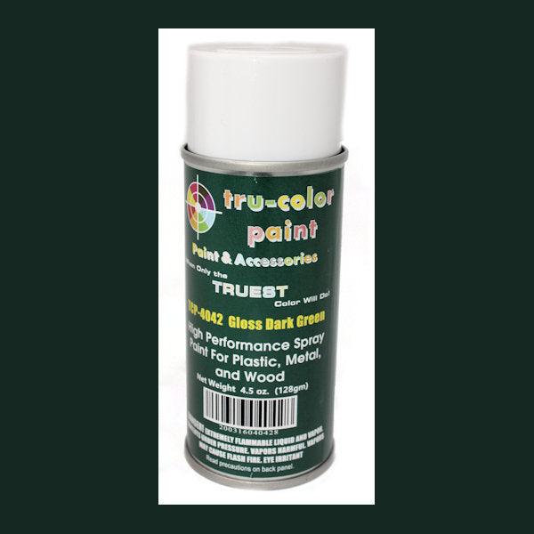 Gloss DARK GREEN 4.5 oz Spray Can Tru-Color Paint DISCONTINUED WHEN SOLD OUT-with color swatch-Arizona Hobbies