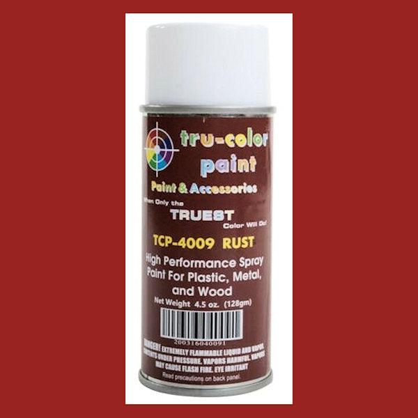 Gloss RUST 4.5 oz Spray Can Tru-Color Paint DISCONTINUED WHEN SOLD OUT-with color swatch-Arizona Hobbies