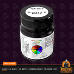 Glossy 3-D BLACK 1-oz bottle (Air-brush) Tru-Color Paint-with color swatch-Arizona Hobbies