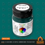 Glossy 3-D BLUE-GREEN 1-oz bottle (Air-brush) Tru-Color Paint-with color swatch-Arizona Hobbies