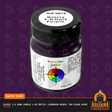 Glossy 3-D DARK PURPLE 1-oz bottle (Air-brush) Tru-Color Paint-with color swatch-Arizona Hobbies