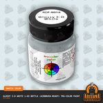 Glossy 3-D WHITE 1-oz bottle (Air-brush) Tru-Color Paint-with color swatch-Arizona Hobbies