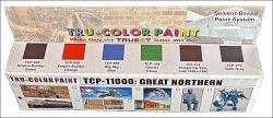 Great Northern Set 6 bottles (Air-brush) Tru-Color Paint SPECIAL ORDER ONLY-with color swatch-Arizona Hobbies