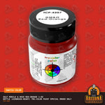 Gulf Mobile & Ohio RED-ORANGE 1-oz bottle (Air-brush) Tru-Color Paint SPECIAL ORDER ONLY-with color swatch-Arizona Hobbies