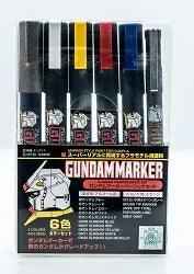 Gundam Marker Basic Set of 6 - Premium Paint Markers for Gunpla Models-Models and Kits/Gundam Supplies-Arizona Hobbies