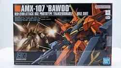 HGUC 1/144 AMX-107 Bawoo – Transformable Neo Zeon Mobile Suit Model Kit 1:144-Models and Kits/Bandai Gundam-Arizona Hobbies