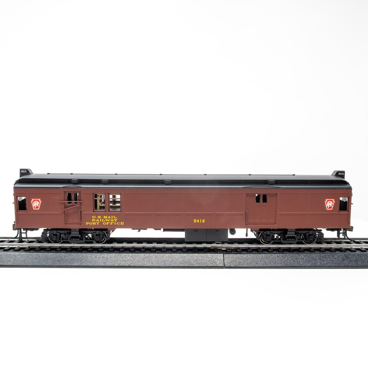 Con-Cor HO Scale MUmP54 Pennsylvania Keystone Tuscan Red Baggage-Mail Car 5416