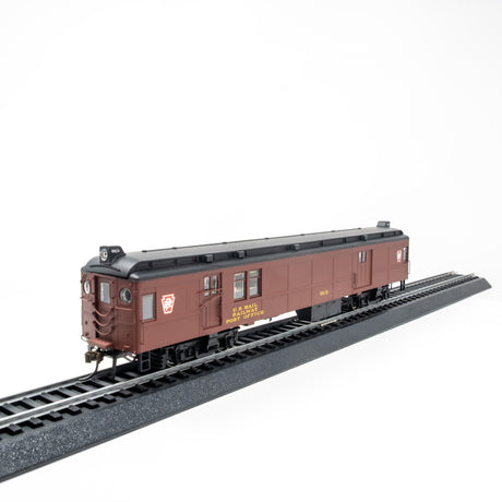 Con-Cor HO Scale MUmP54 Pennsylvania Keystone Tuscan Red Baggage-Mail Car 5416 detail