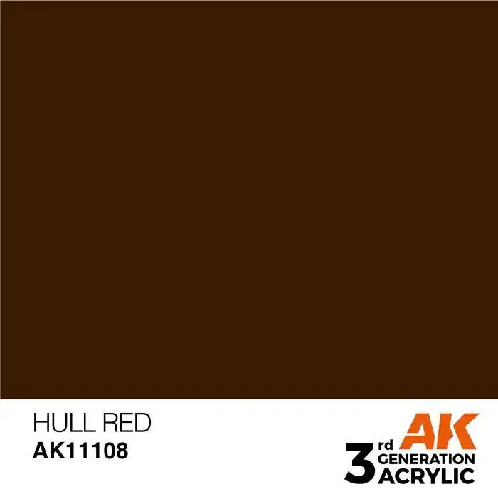 HULL RED AK Interactive 3G Acrylic (.57 oz.) bottle-Arizona Hobbies