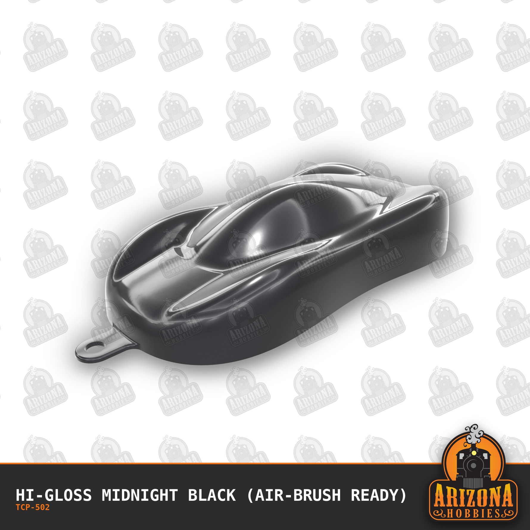 High-Gloss MIDNIGHT BLACK 1-oz bottle (Air-brush) Tru-Color Paint
