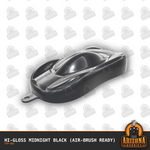High-Gloss MIDNIGHT BLACK 2-oz bottle (Air-brush) Tru-Color Paint SPECIAL ORDER ONLY