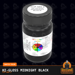 High-Gloss MIDNIGHT BLACK 2-oz bottle (Air-brush) Tru-Color Paint SPECIAL ORDER ONLY