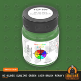 High-Gloss SUBLIME GREEN 1-oz bottle (Air-brush) Tru-Color Paint