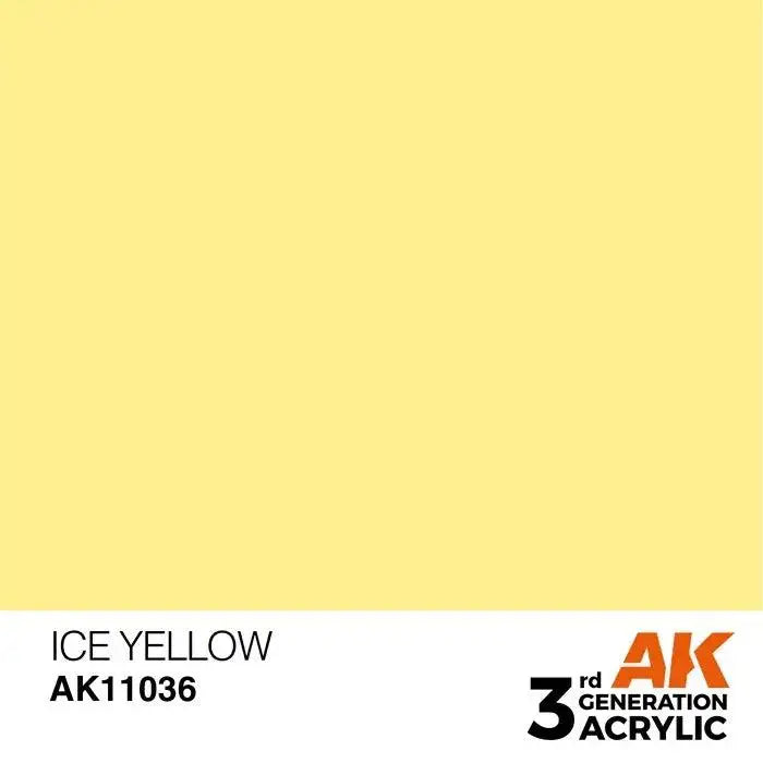ICE YELLOW AK Interactive 3G Acrylic (.57 oz.) bottle-Arizona Hobbies