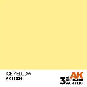 ICE YELLOW AK Interactive 3G Acrylic (.57 oz.) bottle-Arizona Hobbies