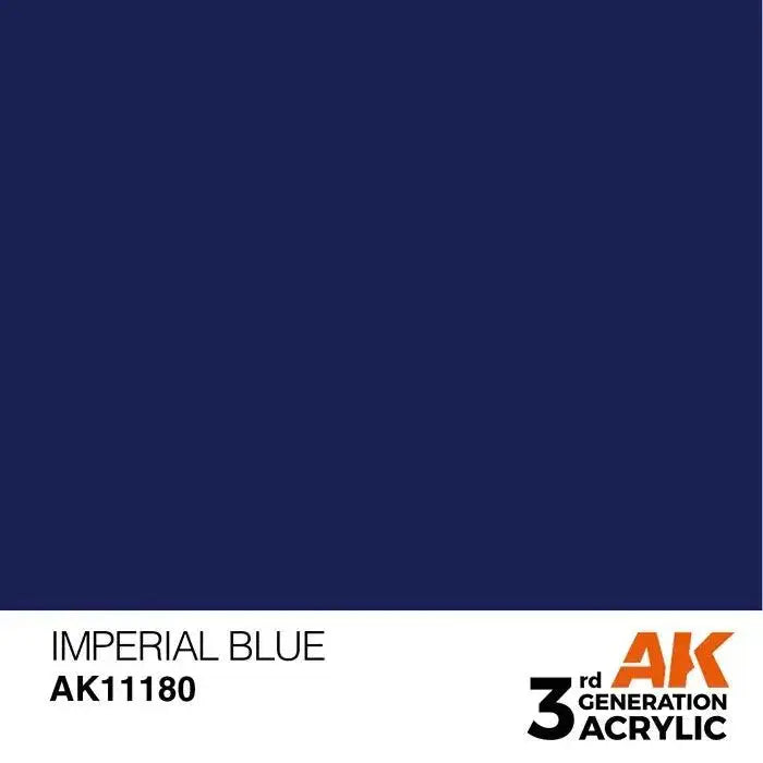 IMPERIAL BLUE AK Interactive 3G Acrylic (.57 oz.) bottle-Arizona Hobbies