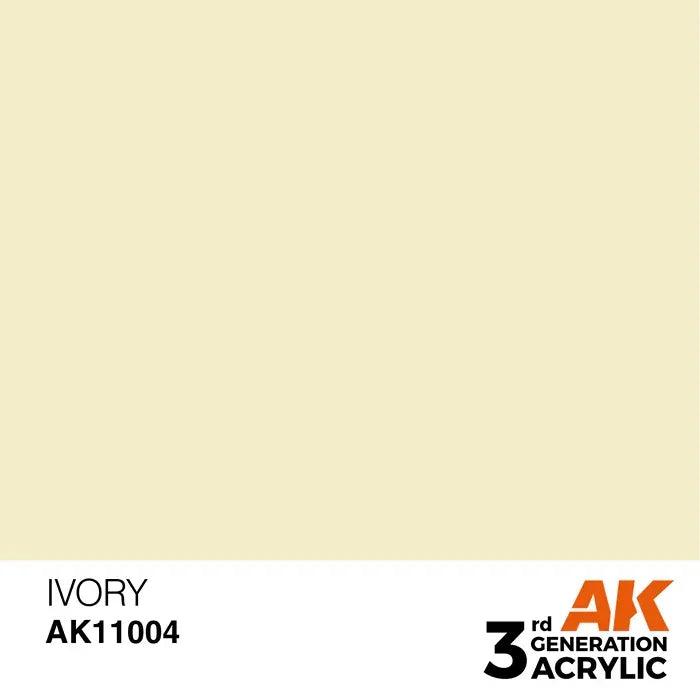 IVORY AK Interactive 3G Acrylic (.57 oz.) bottle-Arizona Hobbies