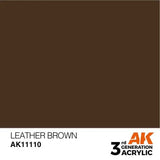 LEATHER BROWN AK Interactive 3G Acrylic (.57 oz.) bottle-Arizona Hobbies