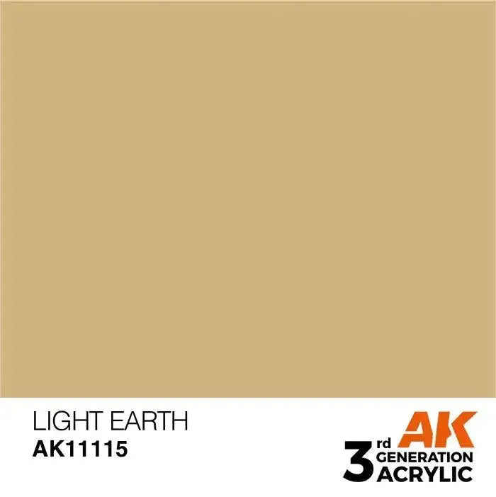 LIGHT EARTH AK Interactive 3G Acrylic (.57 oz.) bottle-Arizona Hobbies
