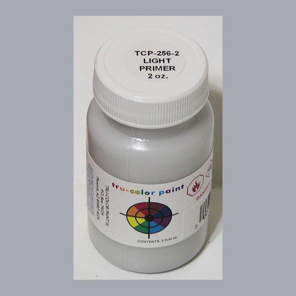 LIGHT GRAY PRIMER 2-oz bottle (Air-brush) Tru-Color Paint-with color swatch-Arizona Hobbies