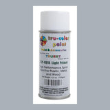 LIGHT GRAY PRIMER (Gloss) 4.5 oz Spray Can Tru-Color Paint DISCONTINUED WHEN SOLD OUT-with color swatch-Arizona Hobbies