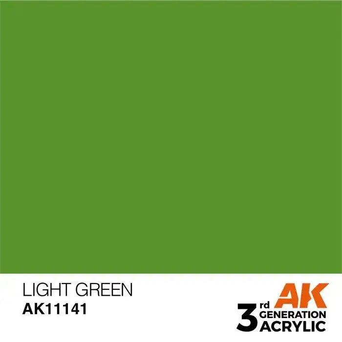 LIGHT GREEN AK Interactive 3G Acrylic (.57 oz.) bottle-Arizona Hobbies