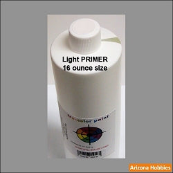 LIGHT GRAY PRIMER 16 oz. bottle (Airbrush-ready) TCP-256-16